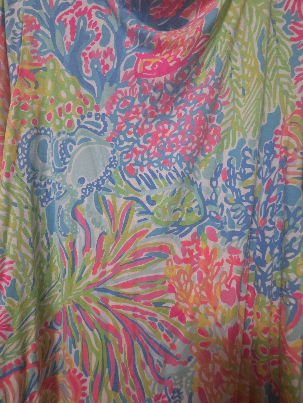 Lilly Pulitzer Sophie Dress Zanzibar Blue Bunny Business Size XL 3/4 Sleeve /cb - Picture 6 of 11